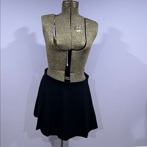 H&M Classic Black Skater Skirt